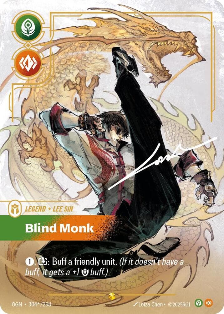 Lee Sin, Blind Monk (Signature) (OGN) #304*