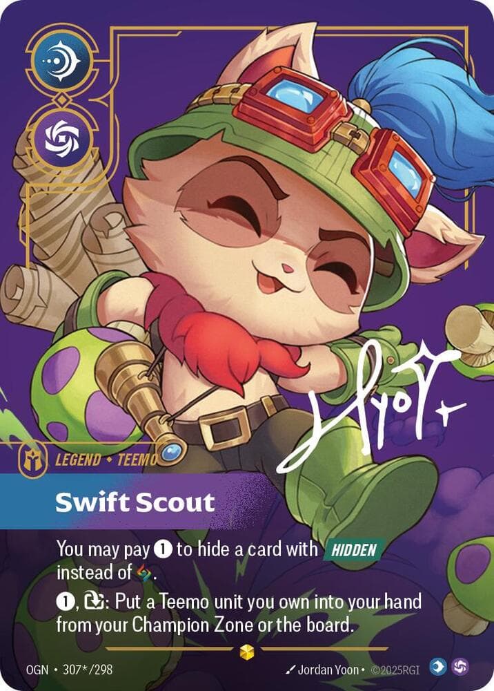 Teemo, Swift Scout (Signature) (OGN) #307*