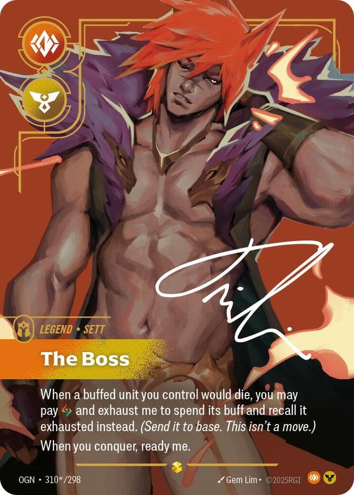 Sett, The Boss (Signature) (OGN) #310*