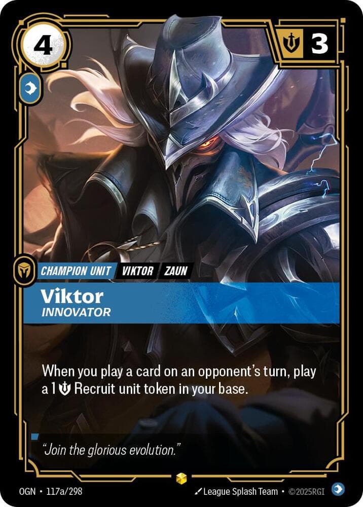 Viktor, Innovator (Alternate Art) (OGN) #117a