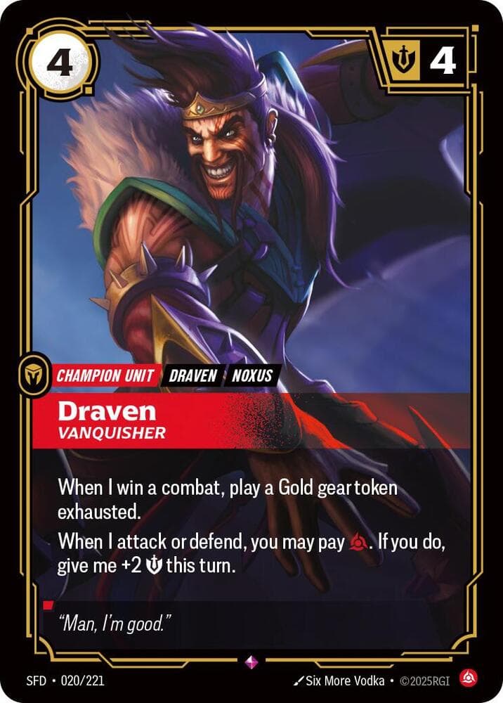 Draven, Vanquisher (SFD) #020