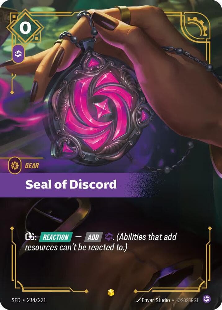 Seal of Discord (Overnumbered) (SFD) #234