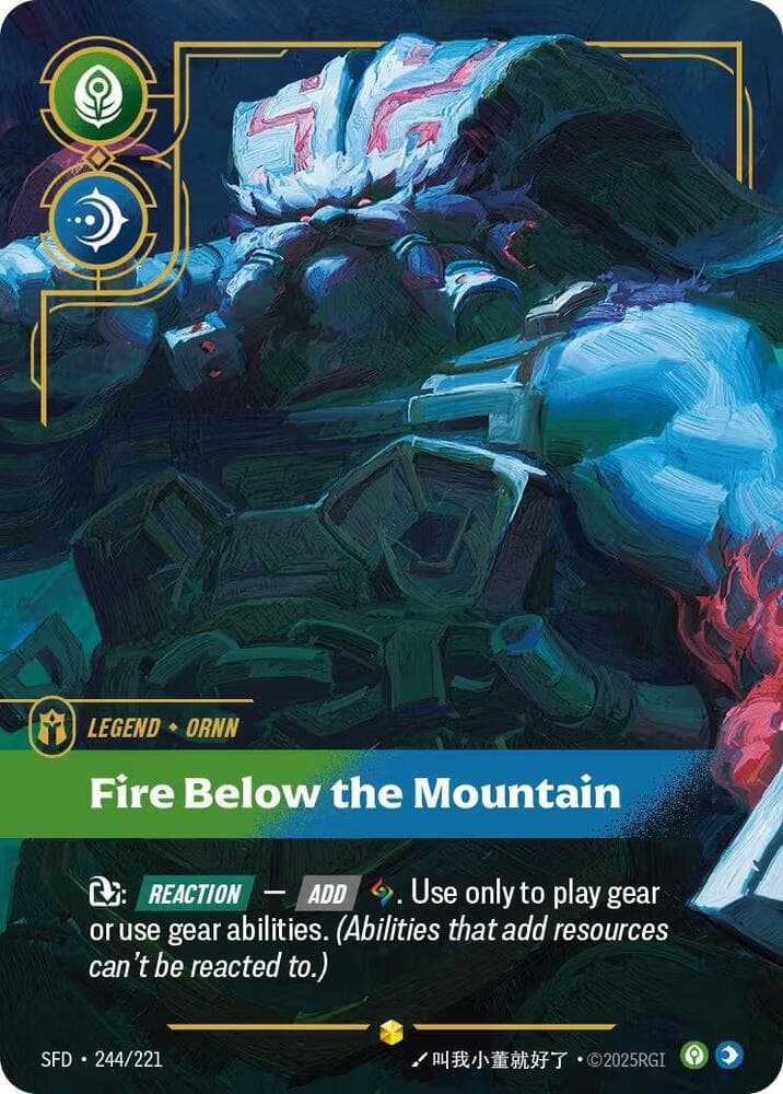 Ornn, Fire Below the Mountain (Overnumbered) (SFD) #244