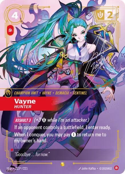 Vayne, Hunter (Signature) (SFD) #223*