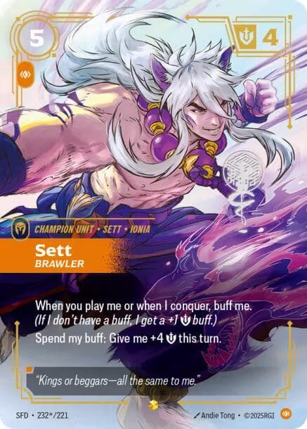 Sett, Brawler (Signature) (SFD) #232*