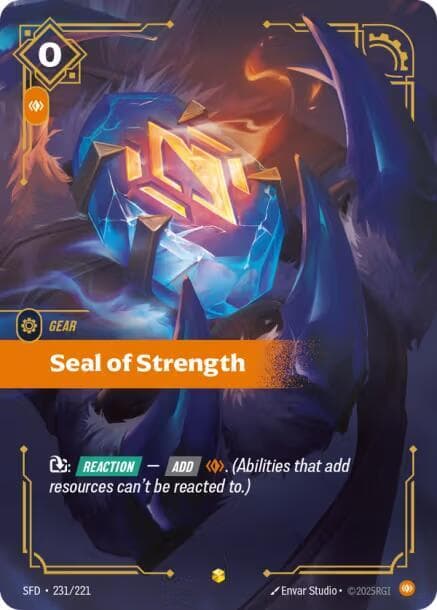 Seal of Strength (Overnumbered) (SFD) #231