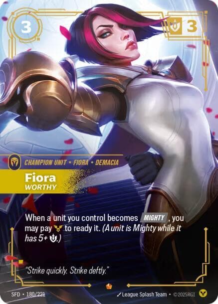 Fiora, Worthy (SFD) #180