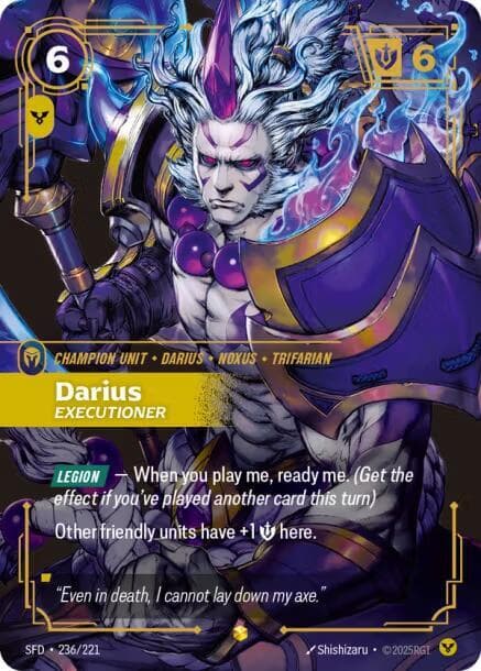 Darius, Executioner (Overnumbered) (SFD) #236