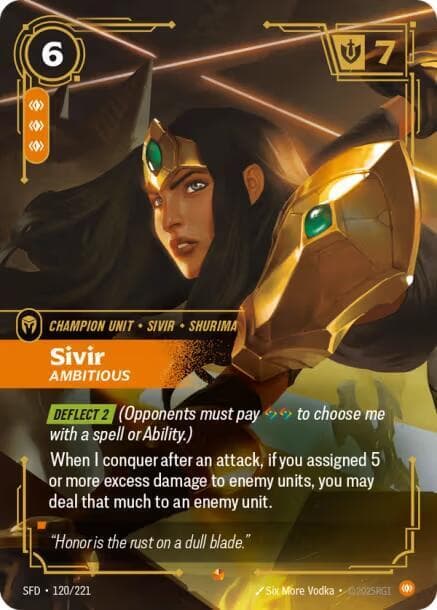 Sivir, Ambitious (SFD) #120