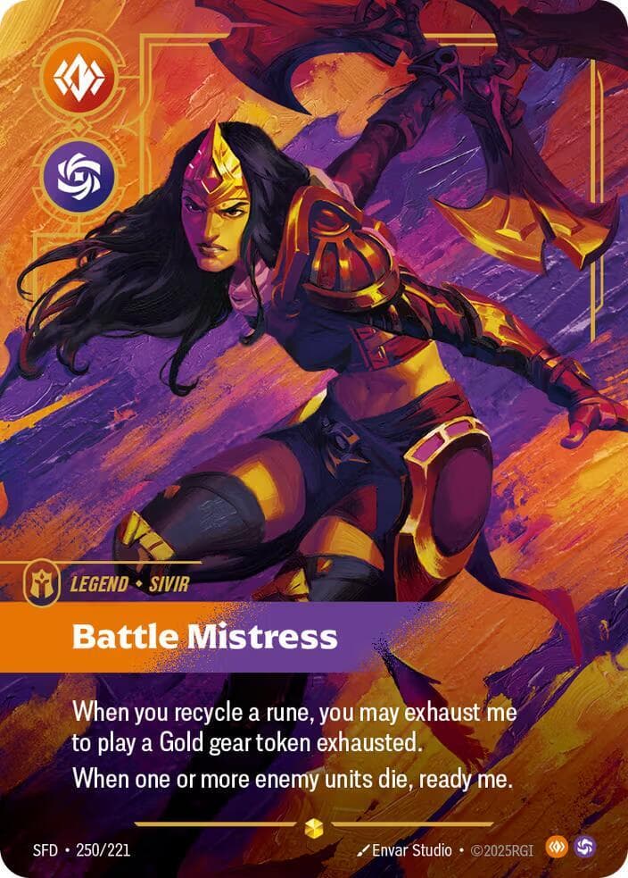 Sivir, Battle Mistress (Overnumbered) (SFD) #250