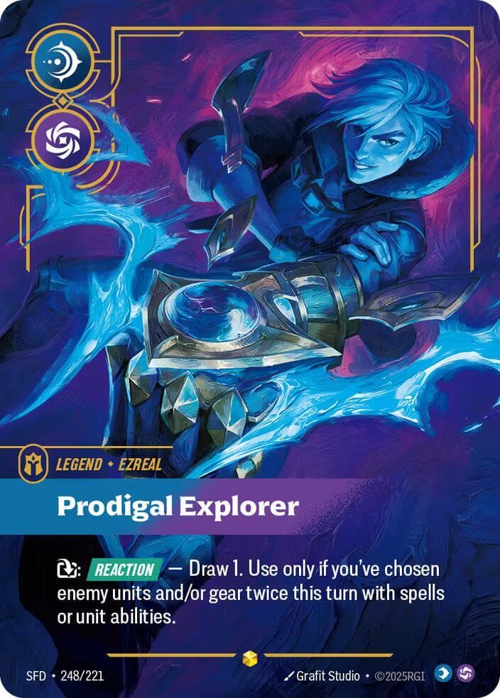 Ezreal, Prodigal Explorer (Overnumbered) (SFD) #248