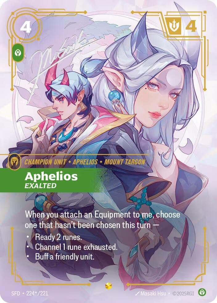 Aphelios, Exalted (Signature) (SFD) #224*