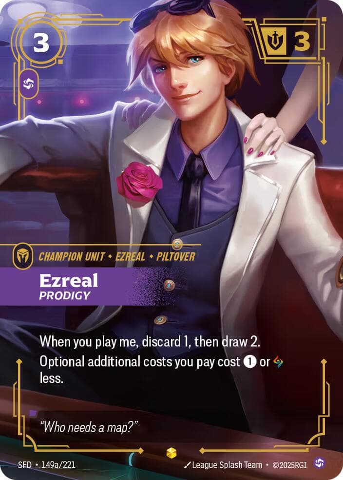 Ezreal, Prodigy (Alternate Art) (SFD) #149a