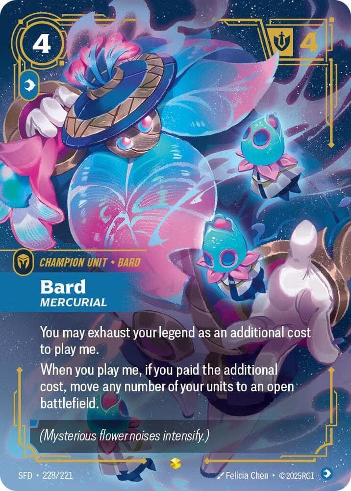 Bard, Mercurial (Overnumbered) (SFD) #228