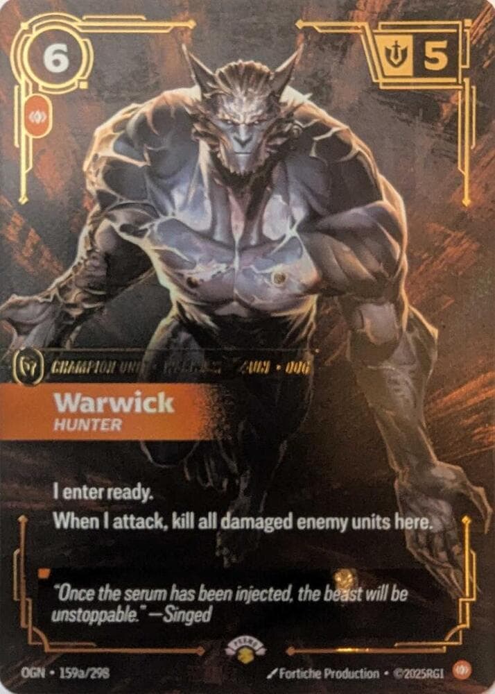 Warwick, Hunter (Promo) #159a