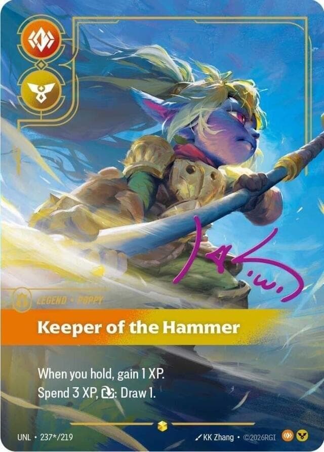 Poppy, Keeper of the Hammer (Signature) (UNL) #237*