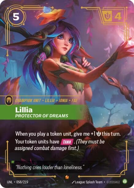 Lillia, Protector of Dreams (UNL) #058