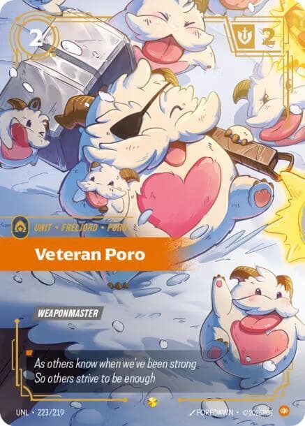 Veteran Poro (Overnumbered) (UNL) #223