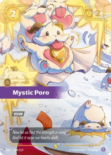 Mystic Poro (Overnumbered) (UNL) #224
