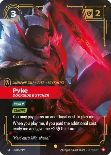 Pyke, Dockside Butcher (Alternate Art) (UNL) #028a