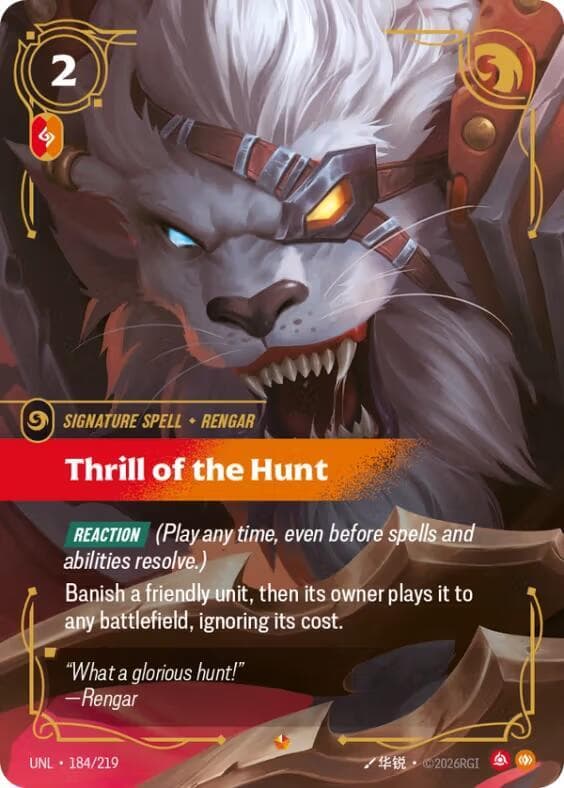 Thrill of the Hunt (UNL) #184