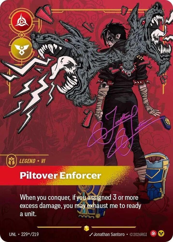 Vi, Piltover Enforcer (Signature) (UNL) #229*