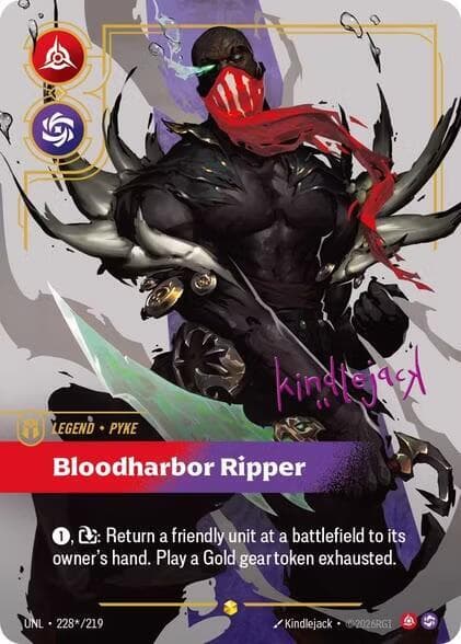 Pyke, Bloodharbor Ripper (Signature) (UNL) #228*