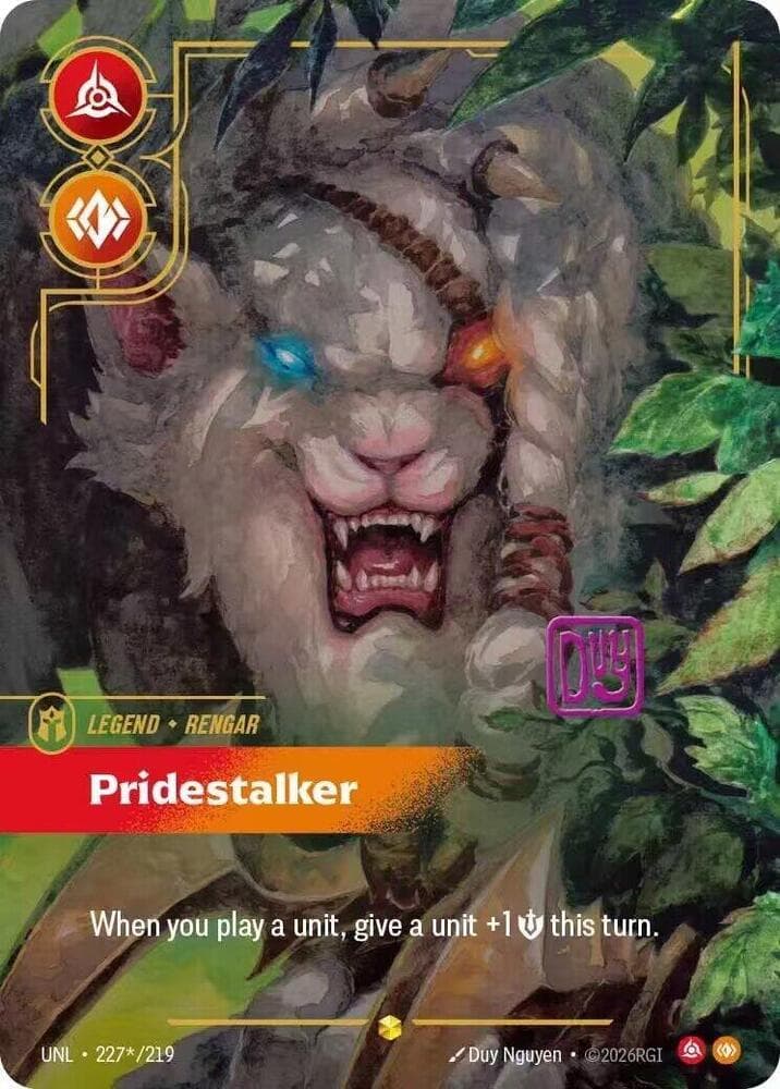 Rengar, Pridestalker (Signature) (UNL) #227*