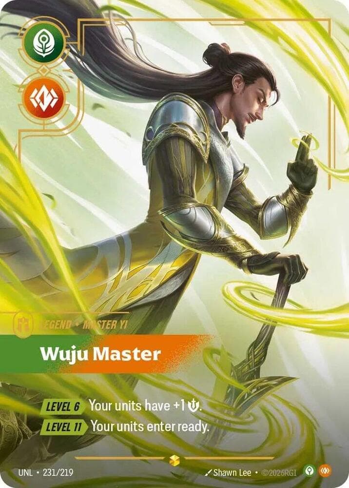 Master Yi, Wuju Master (Overnumbered) (UNL) #231