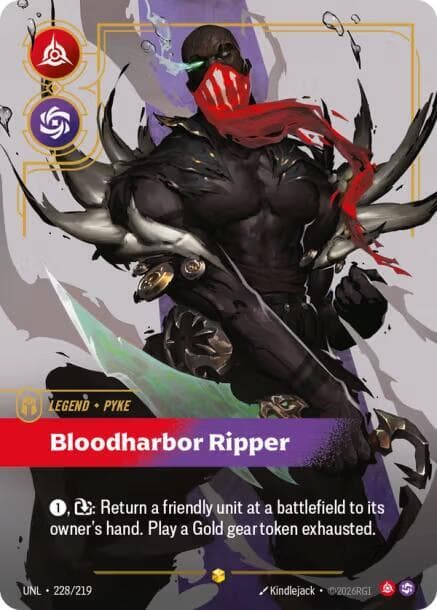 Pyke, Bloodharbor Ripper (Overnumbered) (UNL) #228