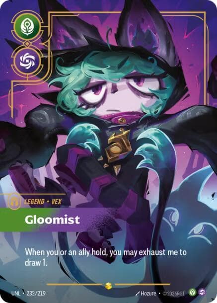 Vex, Gloomist (Overnumbered) (UNL) #232