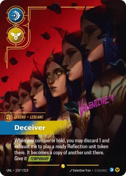 LeBlanc, Deceiver (Signature) (UNL) #235*
