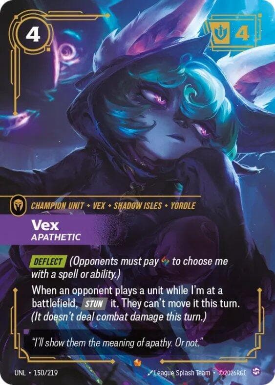 Vex, Apathetic (UNL) #150
