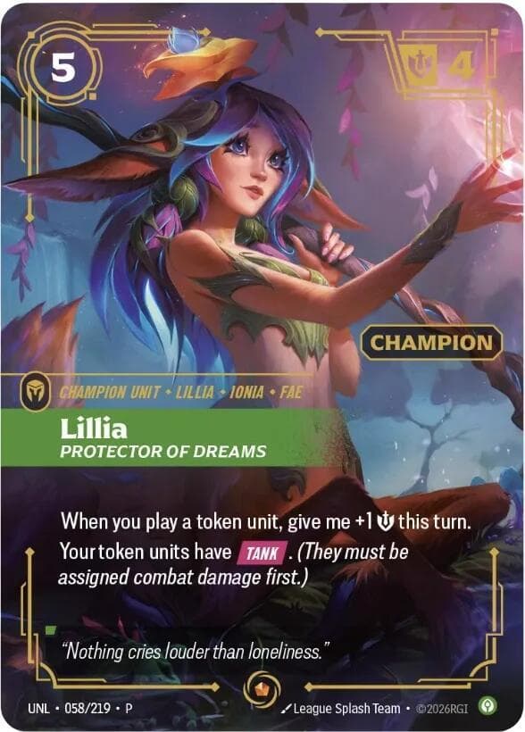 Lillia, Protector of Dreams (Champion) (Promo) #058