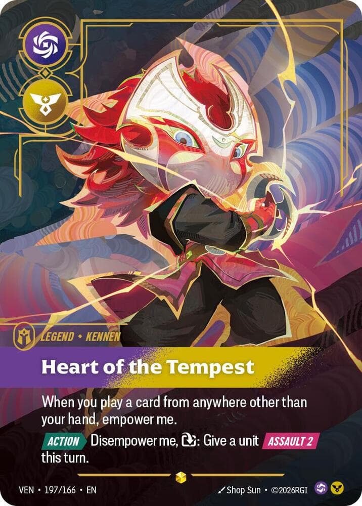 Kennen, Heart of the Tempest (Overnumbered) (VEN) #197