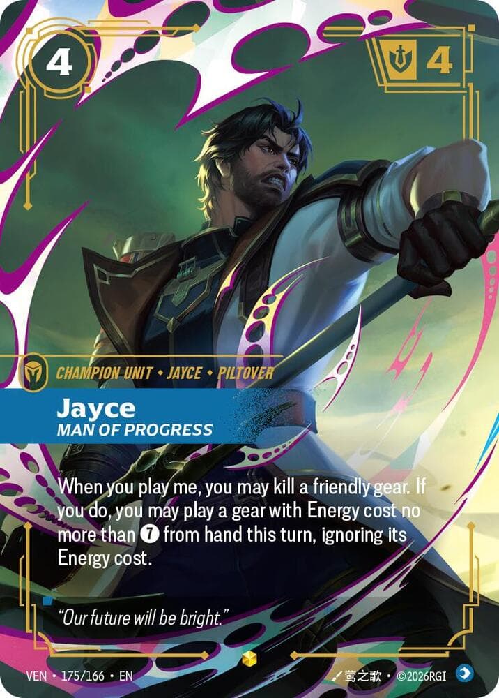 Jayce, Man of Progress (Overnumbered) (VEN) #175