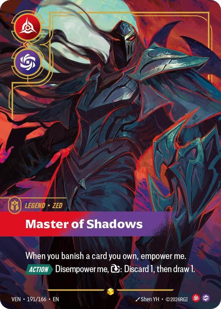 Zed, Master of Shadows (Overnumbered) (VEN) #191