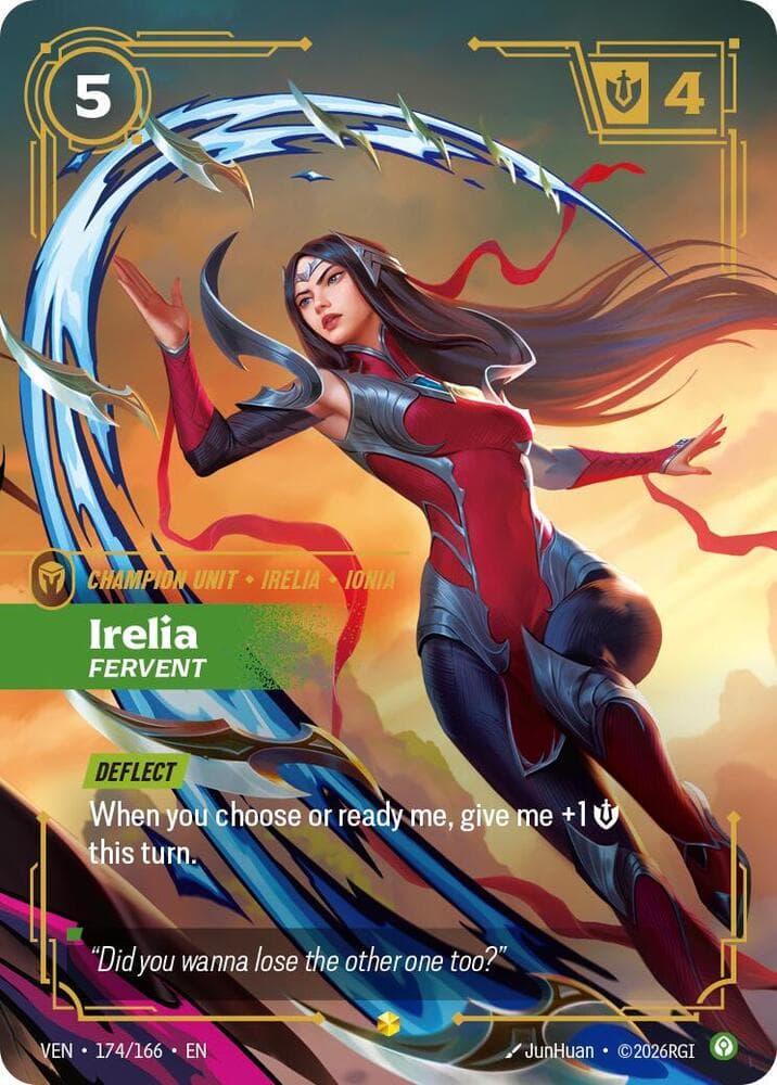Irelia, Fervent (Overnumbered) (VEN) #174