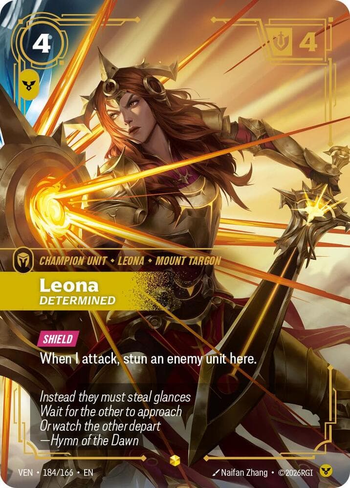 Leona, Determined (Overnumbered) (VEN) #184