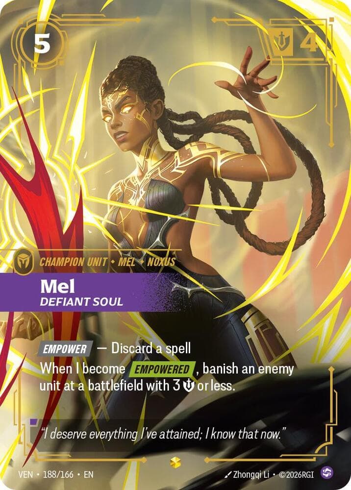 Mel, Defiant Soul (Overnumbered) (VEN) #188