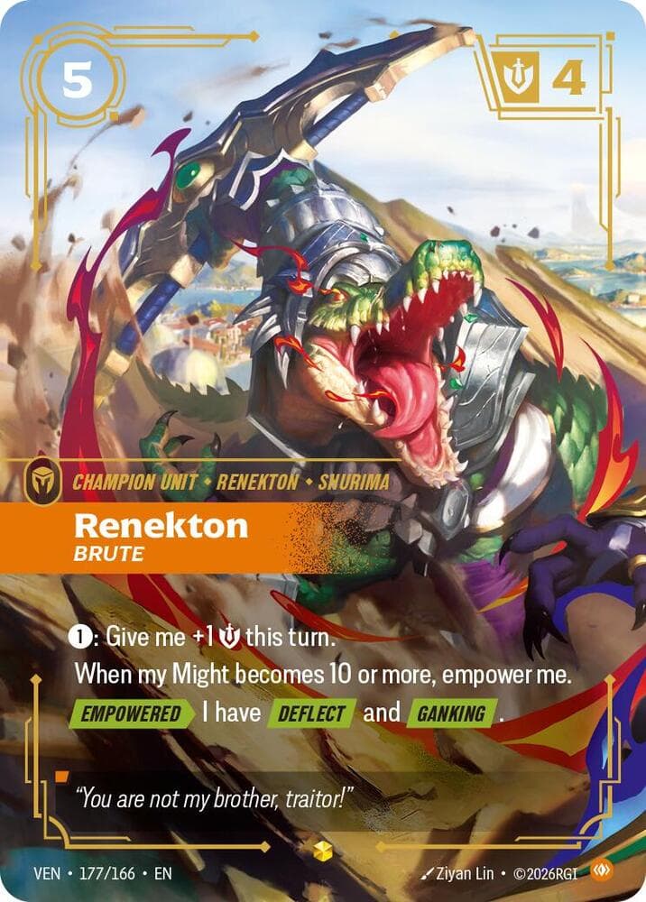 Renekton, Brute (Overnumbered) (VEN) #177