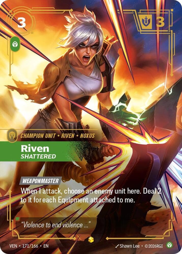 Riven, Shattered (Overnumbered) (VEN) #171